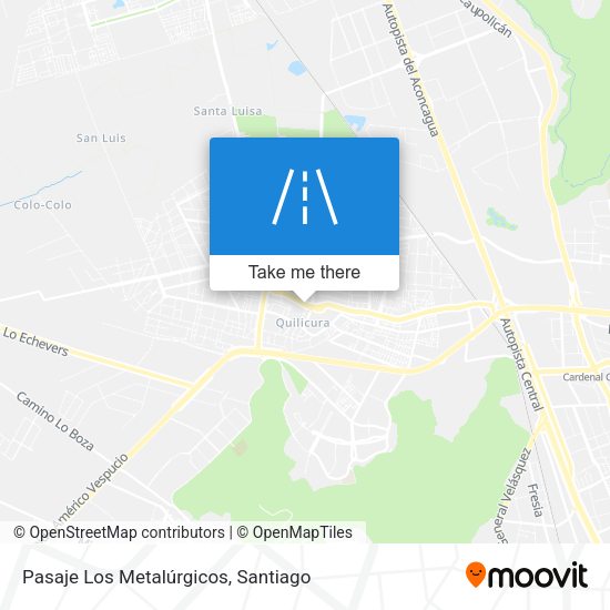 Pasaje Los Metalúrgicos map