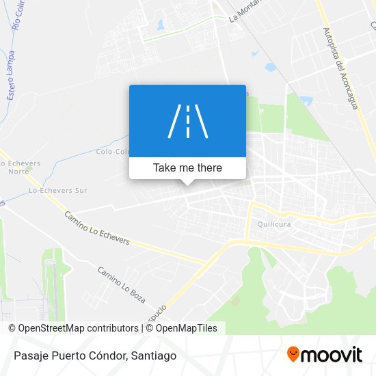 Mapa de Pasaje Puerto Cóndor