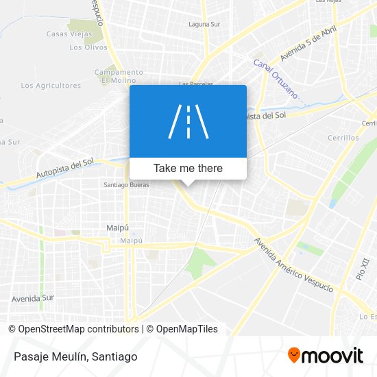 Mapa de Pasaje Meulín