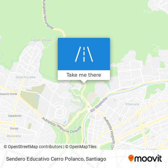 Sendero Educativo Cerro Polanco map