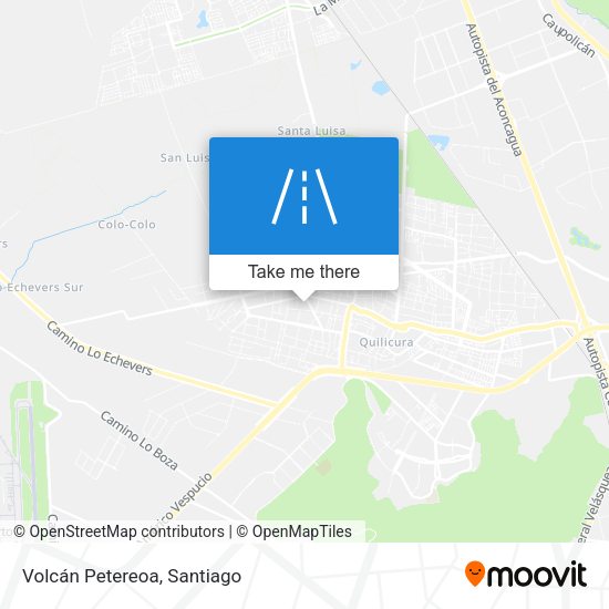 Mapa de Volcán Petereoa