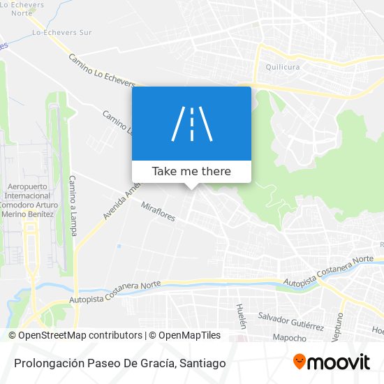 Mapa de Prolongación Paseo De Gracía