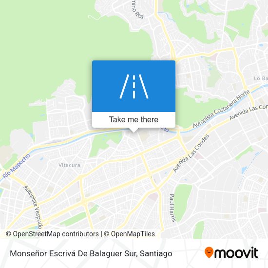 Monseñor Escrivá De Balaguer Sur map