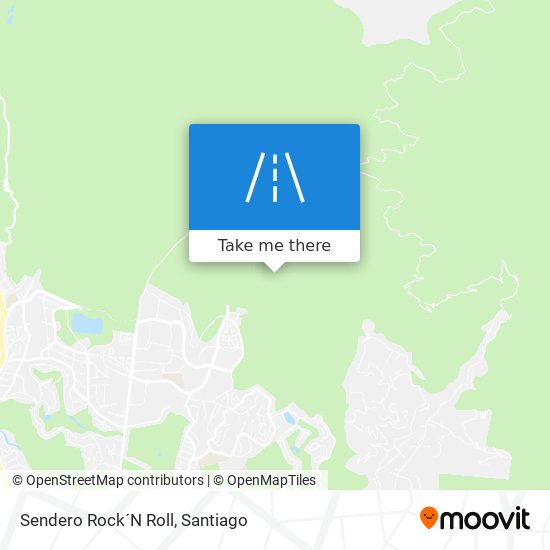 Mapa de Sendero Rock´N Roll