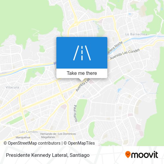 Mapa de Presidente Kennedy Lateral