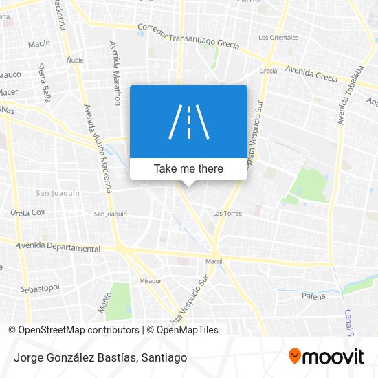 Mapa de Jorge González Bastías