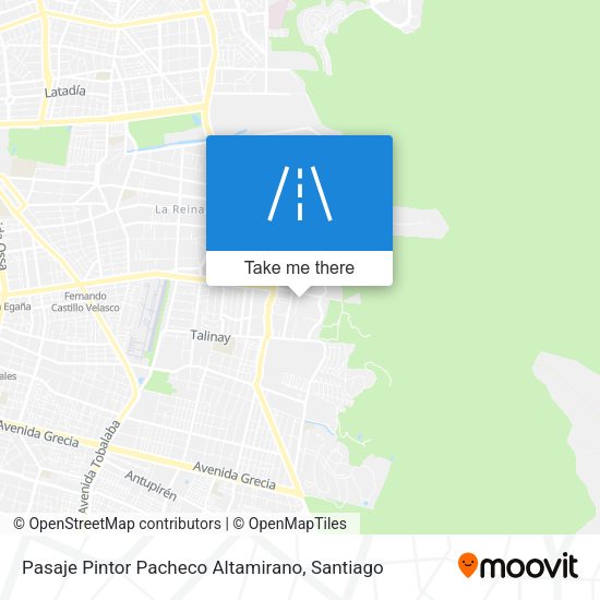 Mapa de Pasaje Pintor Pacheco Altamirano