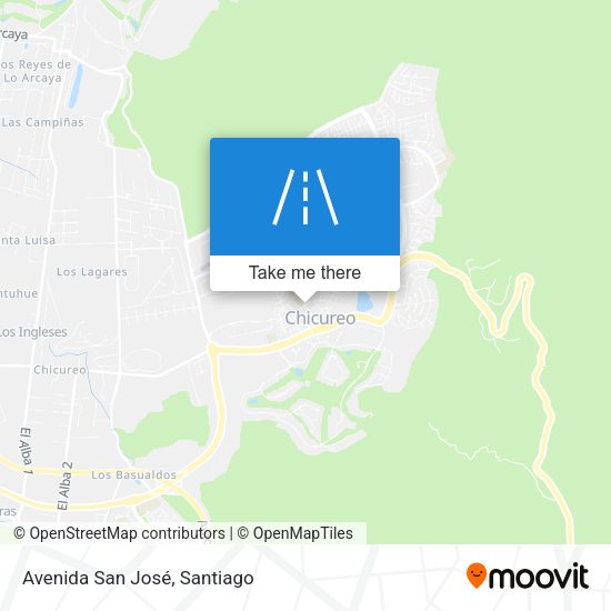 Mapa de Avenida San José