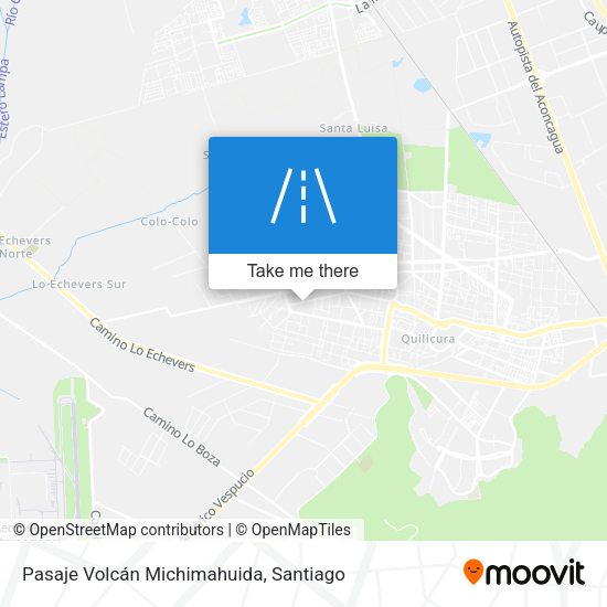 Pasaje Volcán Michimahuida map