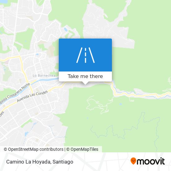 Mapa de Camino La Hoyada