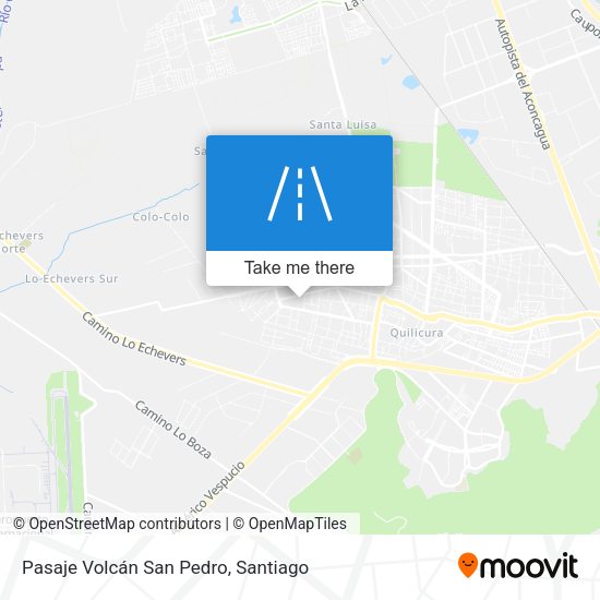 Mapa de Pasaje Volcán San Pedro