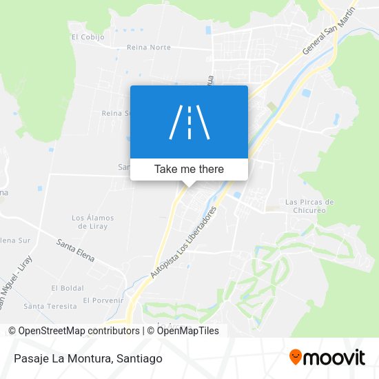 Mapa de Pasaje La Montura