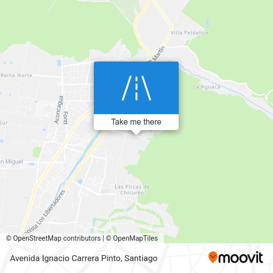 Mapa de Avenida Ignacio Carrera Pinto