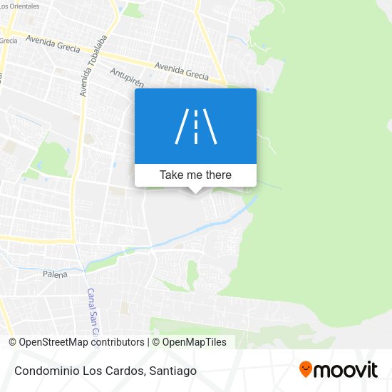 Mapa de Condominio Los Cardos
