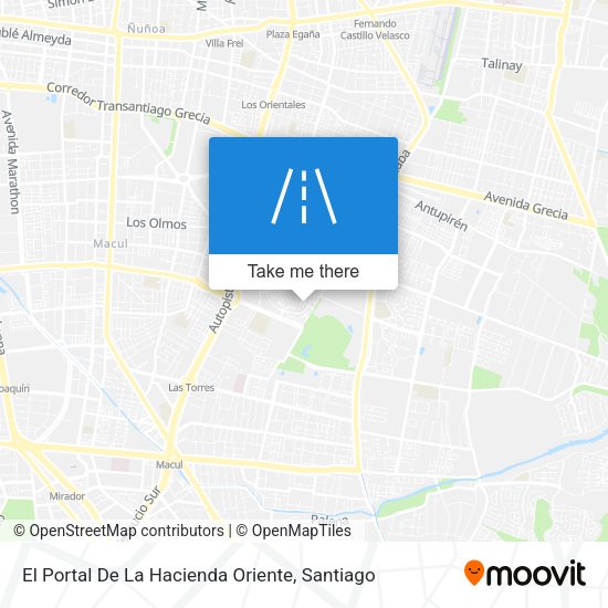 Mapa de El Portal De La Hacienda Oriente