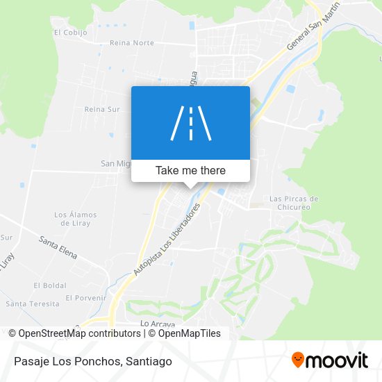 Mapa de Pasaje Los Ponchos