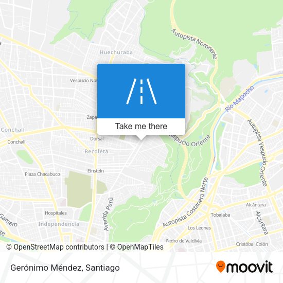 Gerónimo Méndez map