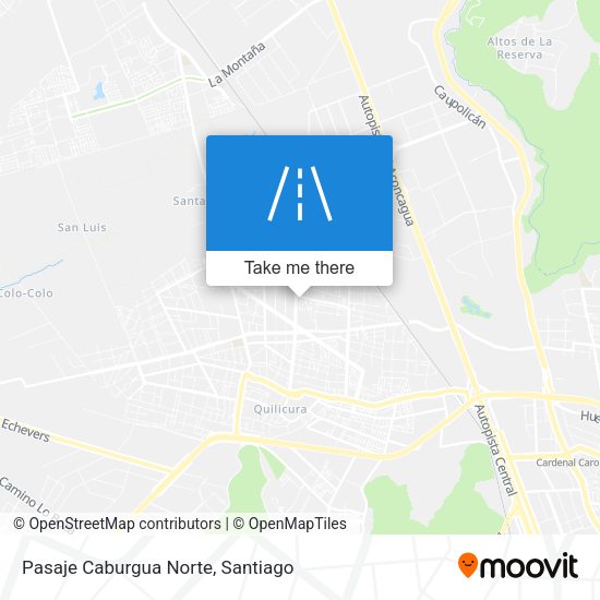 Pasaje Caburgua Norte map