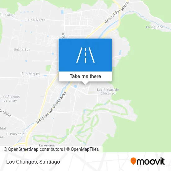Los Changos map