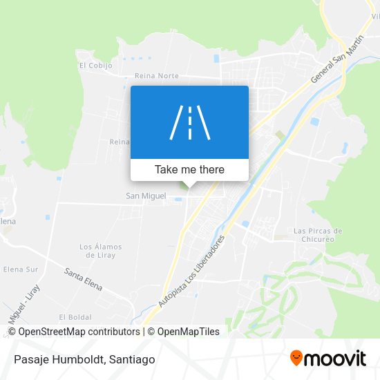 Mapa de Pasaje Humboldt
