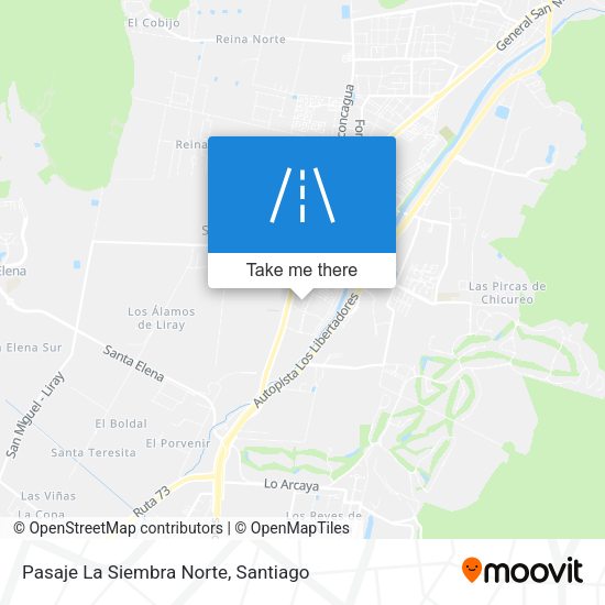 Pasaje La Siembra Norte map