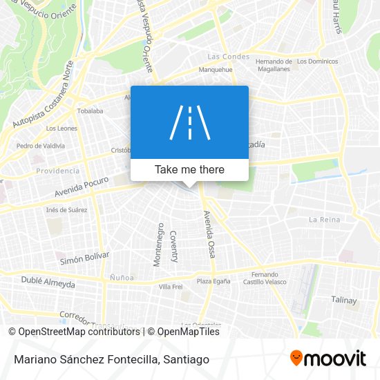 Mariano Sánchez Fontecilla map