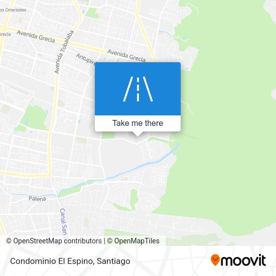 Mapa de Condominio El Espino