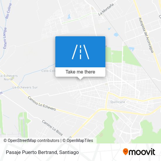 Pasaje Puerto Bertrand map