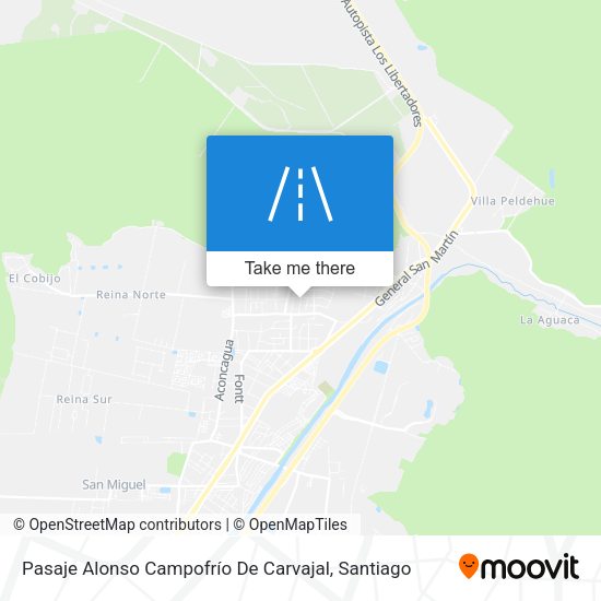 Pasaje Alonso Campofrío De Carvajal map