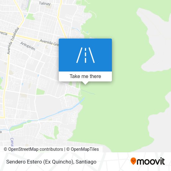 Mapa de Sendero Estero (Ex Quincho)