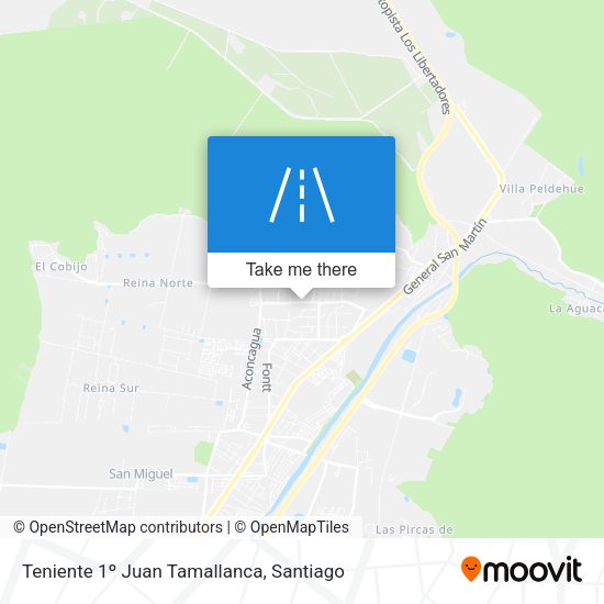 Teniente 1º Juan Tamallanca map