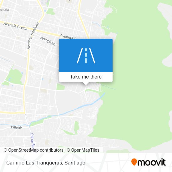 Mapa de Camino Las Tranqueras