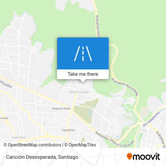 Mapa de Canción Desesperada