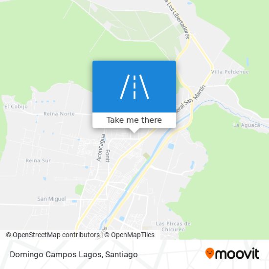 Domingo Campos Lagos map