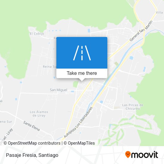 Mapa de Pasaje Fresia