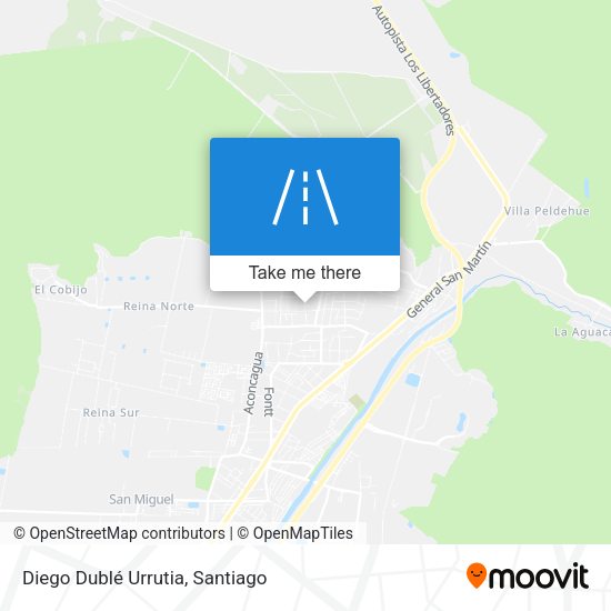 Diego Dublé Urrutia map