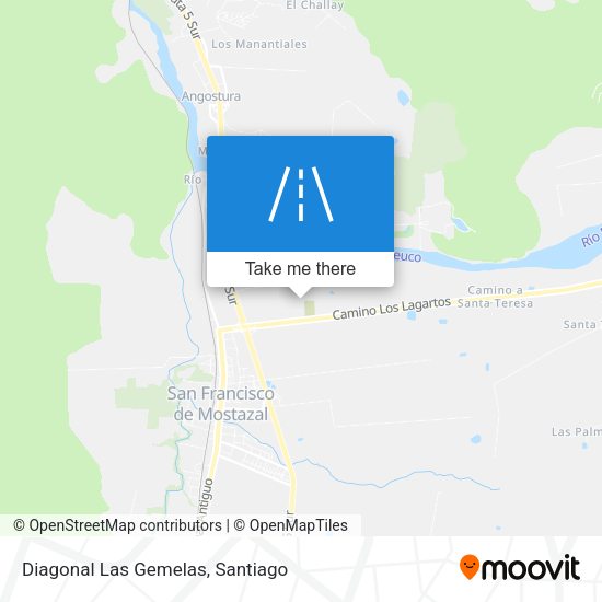 Diagonal Las Gemelas map