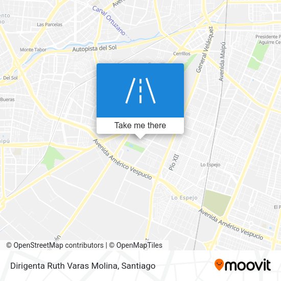 Dirigenta Ruth Varas Molina map