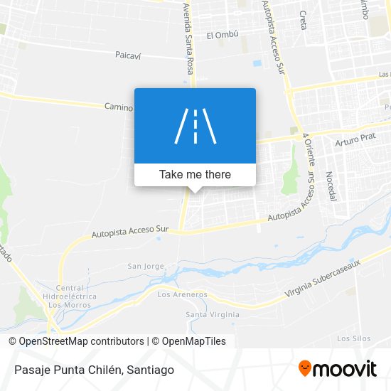 Pasaje Punta Chilén map