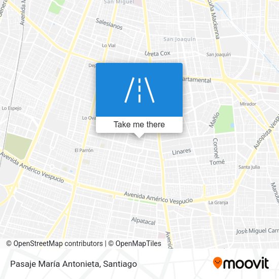 Mapa de Pasaje María Antonieta