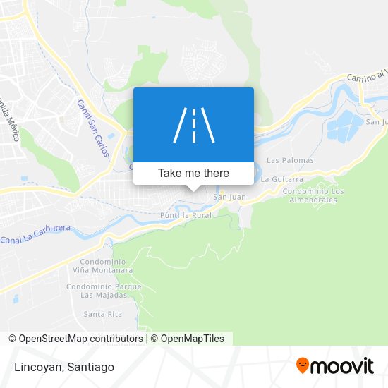 Mapa de Lincoyan