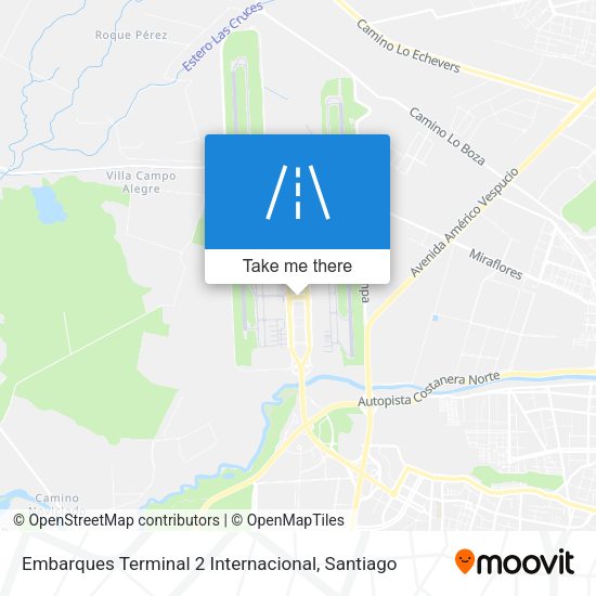 Embarques Terminal 2 Internacional map