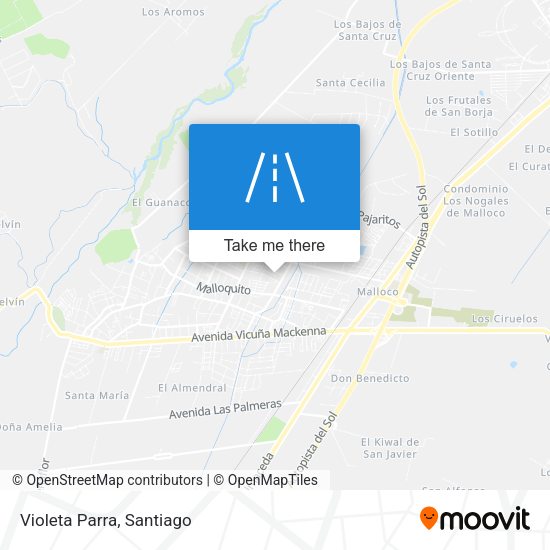 Mapa de Violeta Parra