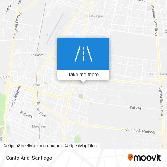 Santa Ana map