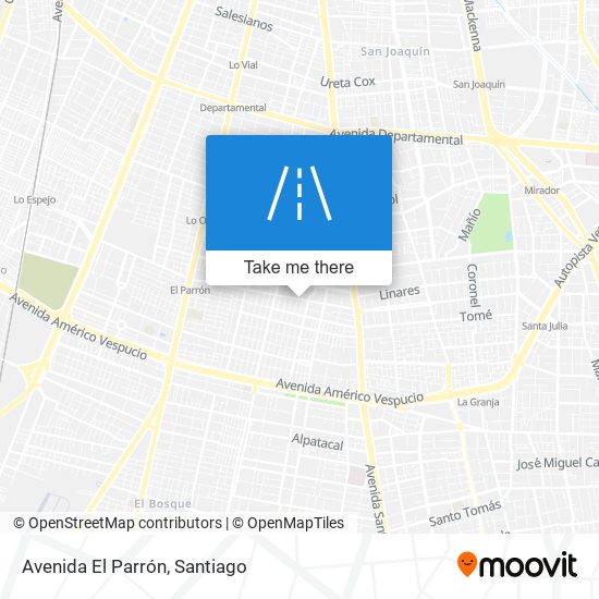 Mapa de Avenida El Parrón