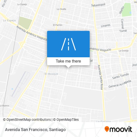 Avenida San Francisco map