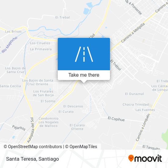 Mapa de Santa Teresa