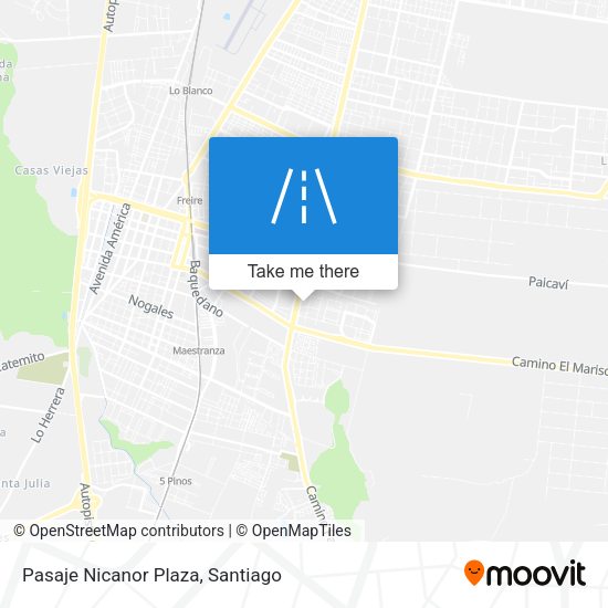 Mapa de Pasaje Nicanor Plaza