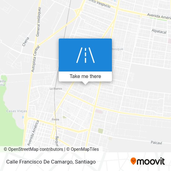 Mapa de Calle Francisco De Camargo