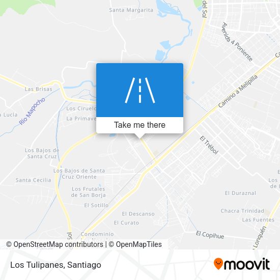Mapa de Los Tulipanes